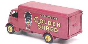 Dinky 514 Guy Van 'Golden Shred' Released June 1957
