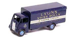Dinky 514 Guy Van 'Lyons Swiss Rolls' Released in 1951