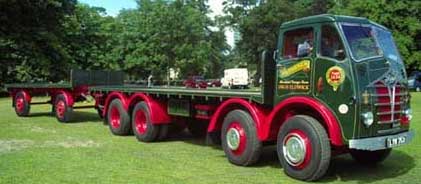 A Real Foden S18 Flatbed Lorry Built in 1950 & Trailer ©Peter Quinn
