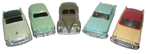 Dinky Studebaker models 24Y, 172, 240/39F, 179 and, 180.